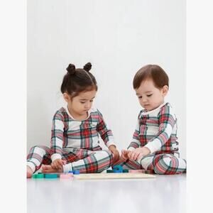 Minik Unisex Kids Pajama Set - Plaid